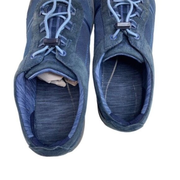 Dansko Helen Blue Sneakers with Quicklace Bungee Laces - Picture 4 of 9